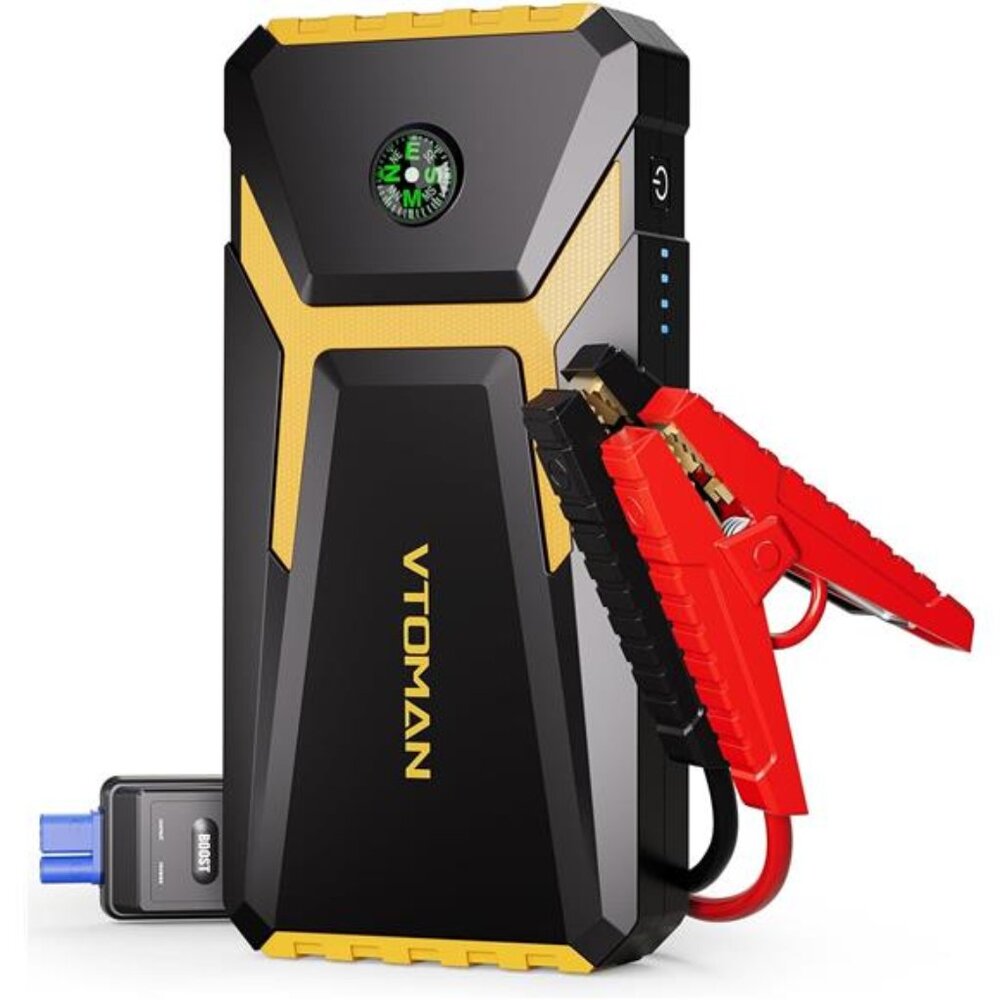 V6 Pro 2000A Jump Starter, Car Battery Jumper Starter Portable for 7L Engines